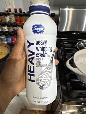 heavy whipping cream Grade A ultra-pasteurized — Photo: Open Food Facts contributors, CC BY-SA