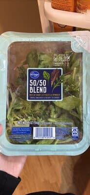 50/50 Blend Mix of Baby Lettuces & Spinach — Photo: Open Food Facts contributors, CC BY-SA