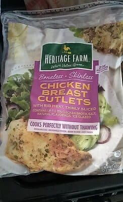 Chicken Breast Cutlets — Photo: Open Food Facts contributors, CC BY-SA