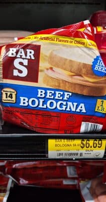 Beef Bologna — Photo: Open Food Facts contributors, CC BY-SA