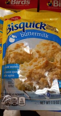 Bisquick Complete Buttermilk Biscuit Mix imp — Photo: Open Food Facts contributors, CC BY-SA