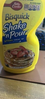 Bisquick Shake 'n Pour Buttermilk Pancake Mix — Photo: Open Food Facts contributors, CC BY-SA