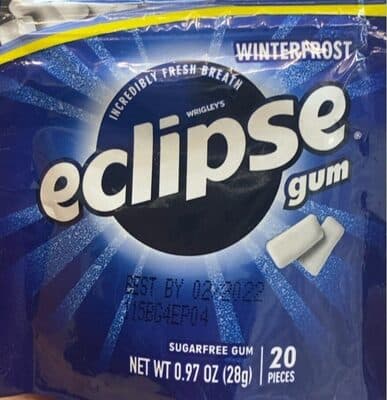 Eclipse Gum- Winterfrost — Photo: Open Food Facts contributors, CC BY-SA