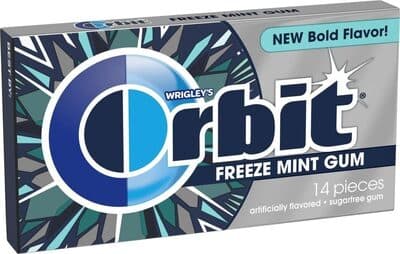Freeze sugarfree mint gum — Photo: Open Food Facts contributors, CC BY-SA