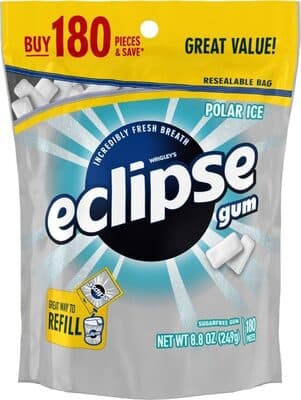 Eclipse polar ice sugarfree gum — Photo: Open Food Facts contributors, CC BY-SA