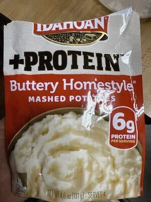 protein Buttery Homestyle Mashed Potatoes — Photo: Open Food Facts contributors, CC BY-SA