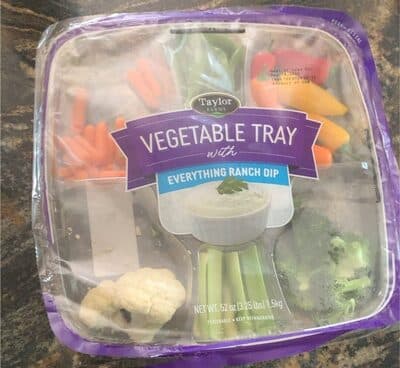 Vegetable Tray with Everything Ranch Dip — Photo: Open Food Facts contributors, CC BY-SA