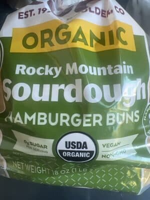 Rocky Mountain Sourdough Hamburger Buns — Photo: Open Food Facts contributors, CC BY-SA