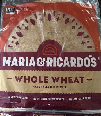 12" Whole Wheat Flour Tortilla — Photo: Open Food Facts contributors, CC BY-SA