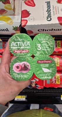 Activia Base Cherry — Photo: Open Food Facts contributors, CC BY-SA