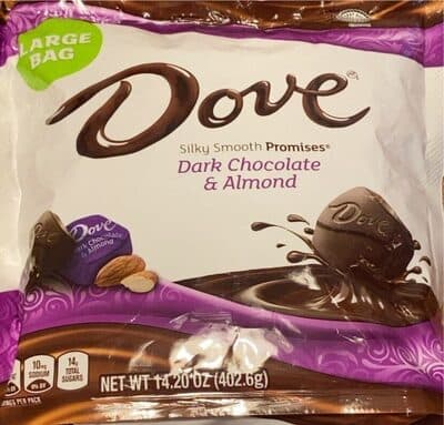 dark chocolate & almond — Photo: Open Food Facts contributors, CC BY-SA