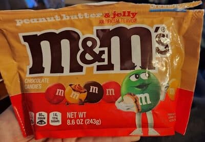 Peanut Butter & Jelly M&M’s — Photo: Open Food Facts contributors, CC BY-SA