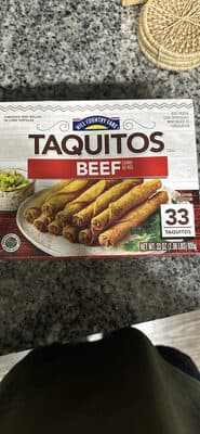 Taquitos Beef — Photo: Open Food Facts contributors, CC BY-SA