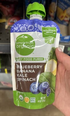 Blueberry Banana Kale Spinach — Photo: Open Food Facts contributors, CC BY-SA