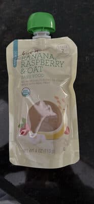 Banana, Raspberry & Oat — Photo: Open Food Facts contributors, CC BY-SA