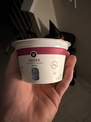 Premium Plain Nonfat Greek Yogurt — Photo: Open Food Facts contributors, CC BY-SA