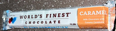 Caramel chocolate bar — Photo: Open Food Facts contributors, CC BY-SA