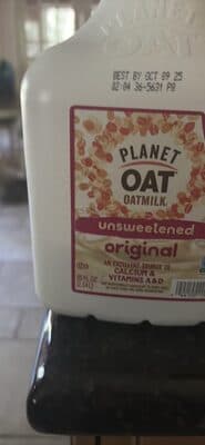 Oatmilk — Photo: Open Food Facts contributors, CC BY-SA