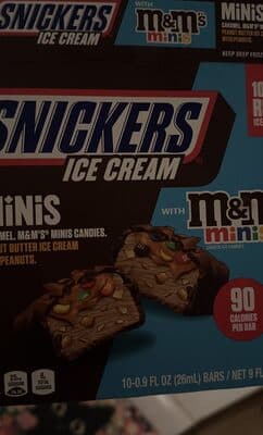 Ice Cream Minis with m&m's minis — Photo: Open Food Facts contributors, CC BY-SA