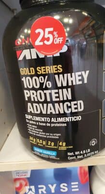 Whey Protein advance vainilla — Photo: Open Food Facts contributors, CC BY-SA