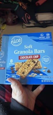 Soft Granola Bars Chocolate Chip — Photo: Open Food Facts contributors, CC BY-SA