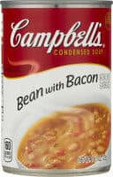 Bean with bacon condensed soup — Photo: Open Food Facts contributors, CC BY-SA