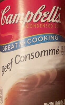 Beef Consomé — Photo: Open Food Facts contributors, CC BY-SA