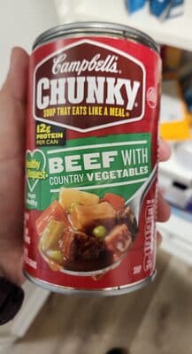 soup beef vegetable — Photo: Open Food Facts contributors, CC BY-SA