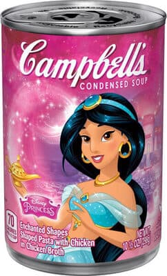 Campbell & condensed disney jasmine enchanted — Photo: Open Food Facts contributors, CC BY-SA