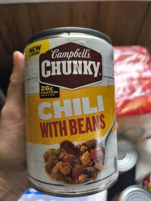 Chili with Beans — Photo: Open Food Facts contributors, CC BY-SA