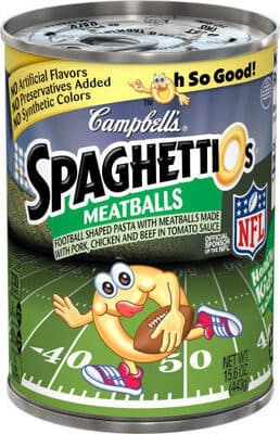 Spaghettios meatballs — Photo: Open Food Facts contributors, CC BY-SA
