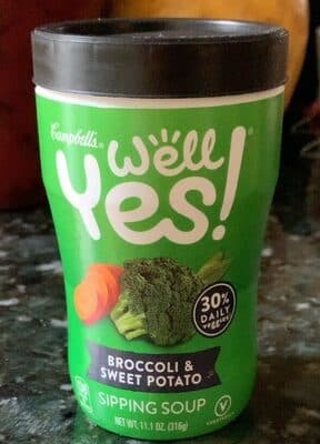 Broccoli and Sweet Potato Sipping Soup — Photo: Open Food Facts contributors, CC BY-SA