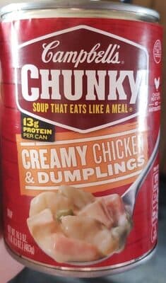 Canpbells - Chunky Chicken & Dumplings — Photo: Open Food Facts contributors, CC BY-SA