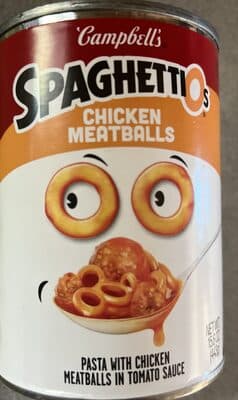 Spaghettios Chicken Meatballs — Photo: Open Food Facts contributors, CC BY-SA
