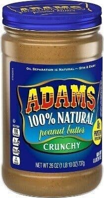 100% Natural peanut butter crunchy — Photo: Open Food Facts contributors, CC BY-SA
