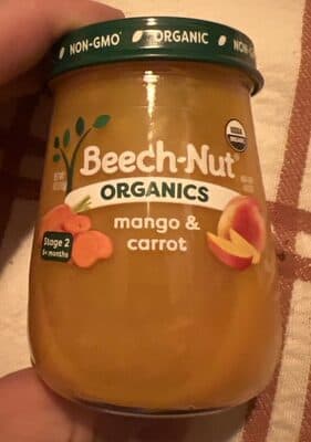 Organics Mango & Carrot — Photo: Open Food Facts contributors, CC BY-SA