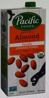 Organic Almond Milk Unsweetened Vanilla imp — Photo: Open Food Facts contributors, CC BY-SA