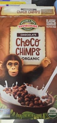 Chocolate Choco Chimps Organic — Photo: Open Food Facts contributors, CC BY-SA