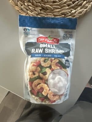 ^Small Raw Shrimp — Photo: Open Food Facts contributors, CC BY-SA