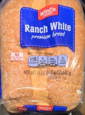 Ranch white premium bread — Photo: Open Food Facts contributors, CC BY-SA