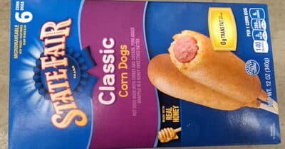 Classic corn dogs — Photo: Open Food Facts contributors, CC BY-SA