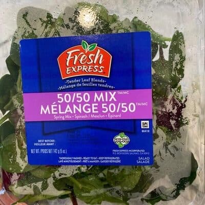 50/50 spinach mix — Photo: Open Food Facts contributors, CC BY-SA