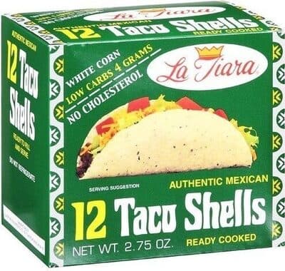 12 Taco Shells — Photo: Open Food Facts contributors, CC BY-SA