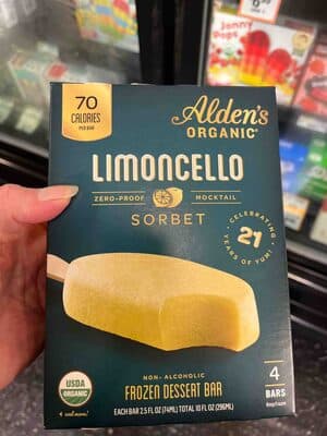 Limoncello Sorbet — Photo: Open Food Facts contributors, CC BY-SA