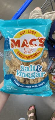 Chicharrones, Salt & Vinegar (Pork Rinds) — Photo: Open Food Facts contributors, CC BY-SA