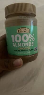 Natural Almond Butter — Photo: Open Food Facts contributors, CC BY-SA