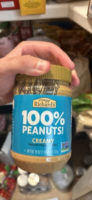 100% Peanuts Creamy Peanut Butter — Photo: Open Food Facts contributors, CC BY-SA