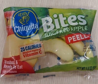 bites juicy apple peeled — Photo: Open Food Facts contributors, CC BY-SA