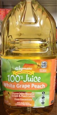 100% White Grape Peach — Photo: Open Food Facts contributors, CC BY-SA