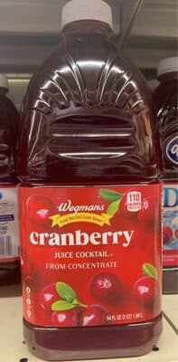 Cranberry juice cocktail — Photo: Open Food Facts contributors, CC BY-SA